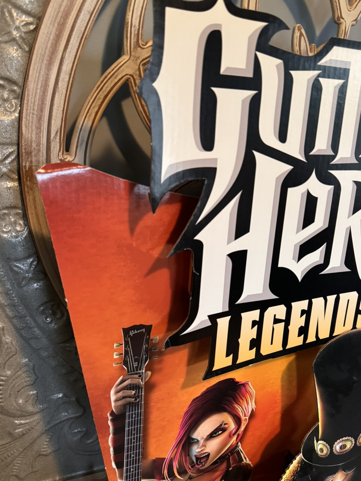 Guitar Hero III Legends Of Rock Standee Advertisement 5ft Slash Xbox Wii