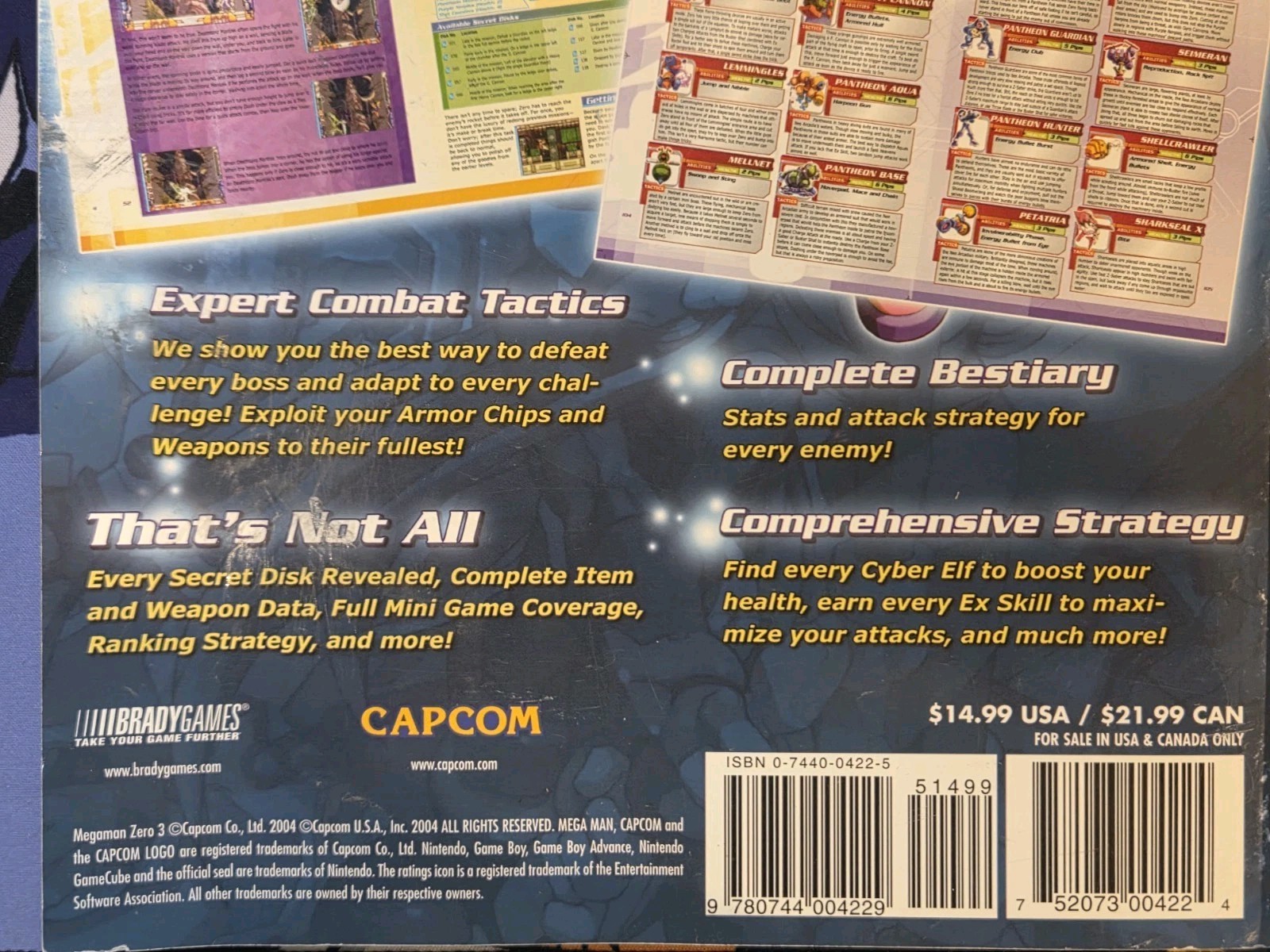 2 GBA Strategy Guide Street Fighter Alpha 3 Super Ghouls N Ghosts Mega Man Zero