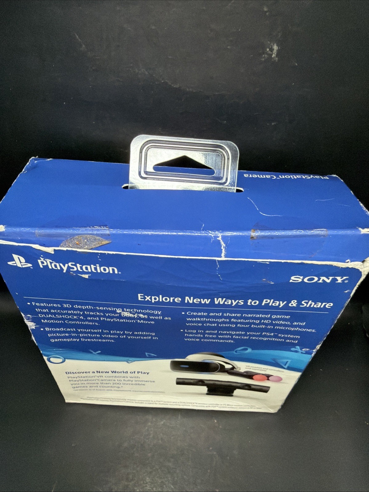 PlayStation 4 Camera Motion Sensor-CUH-ZEY2 With Stand OPEN BOX