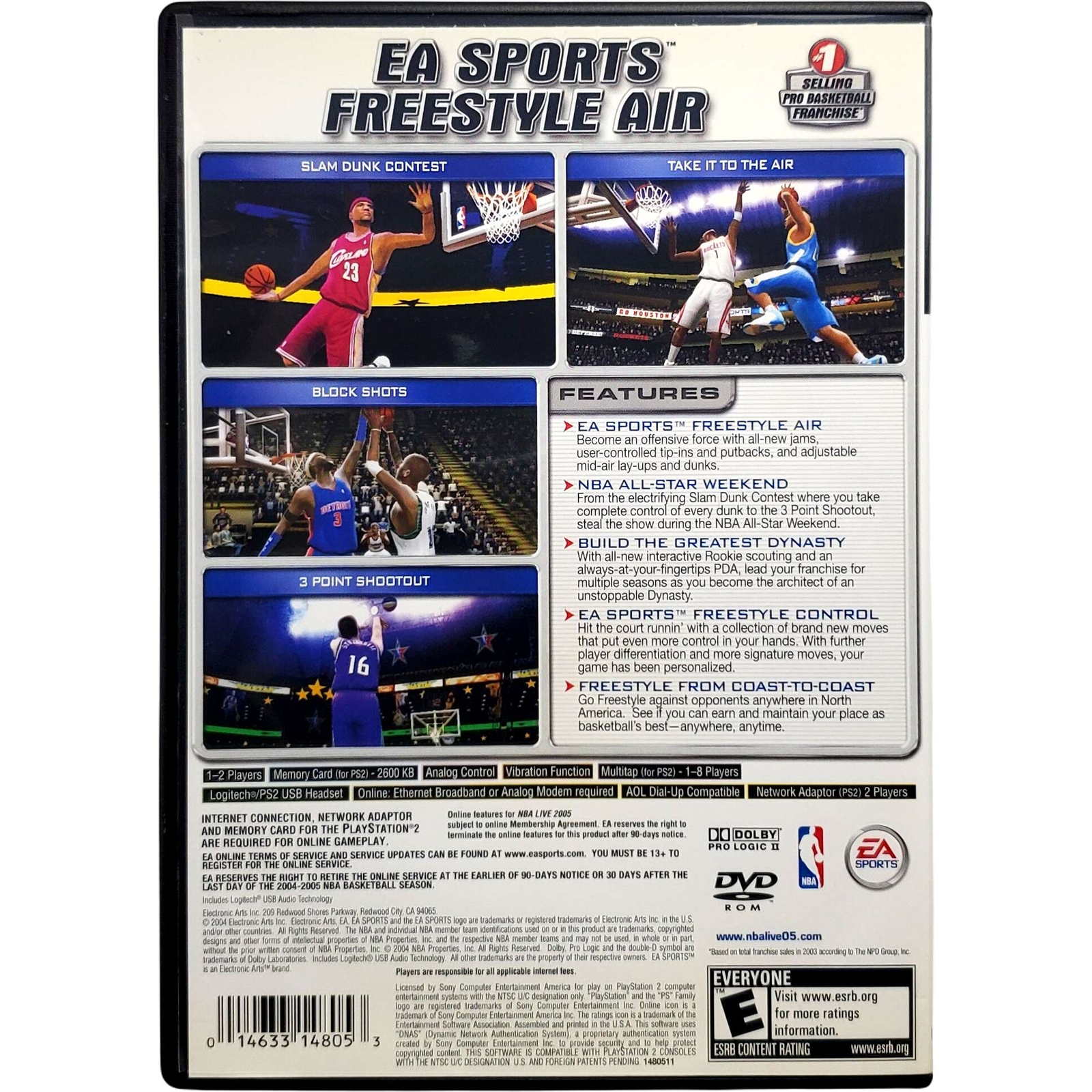 NBA Live 2005 – Sony Playstation 2 PS2 Pristine Tested Authentic 1Y Guarantee