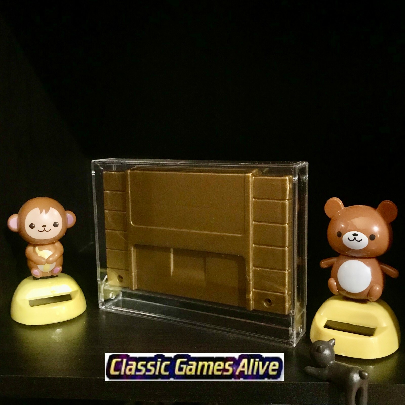 Best Nintendo SNES Video Game Cartridge Display Case (Highest quality plastic)