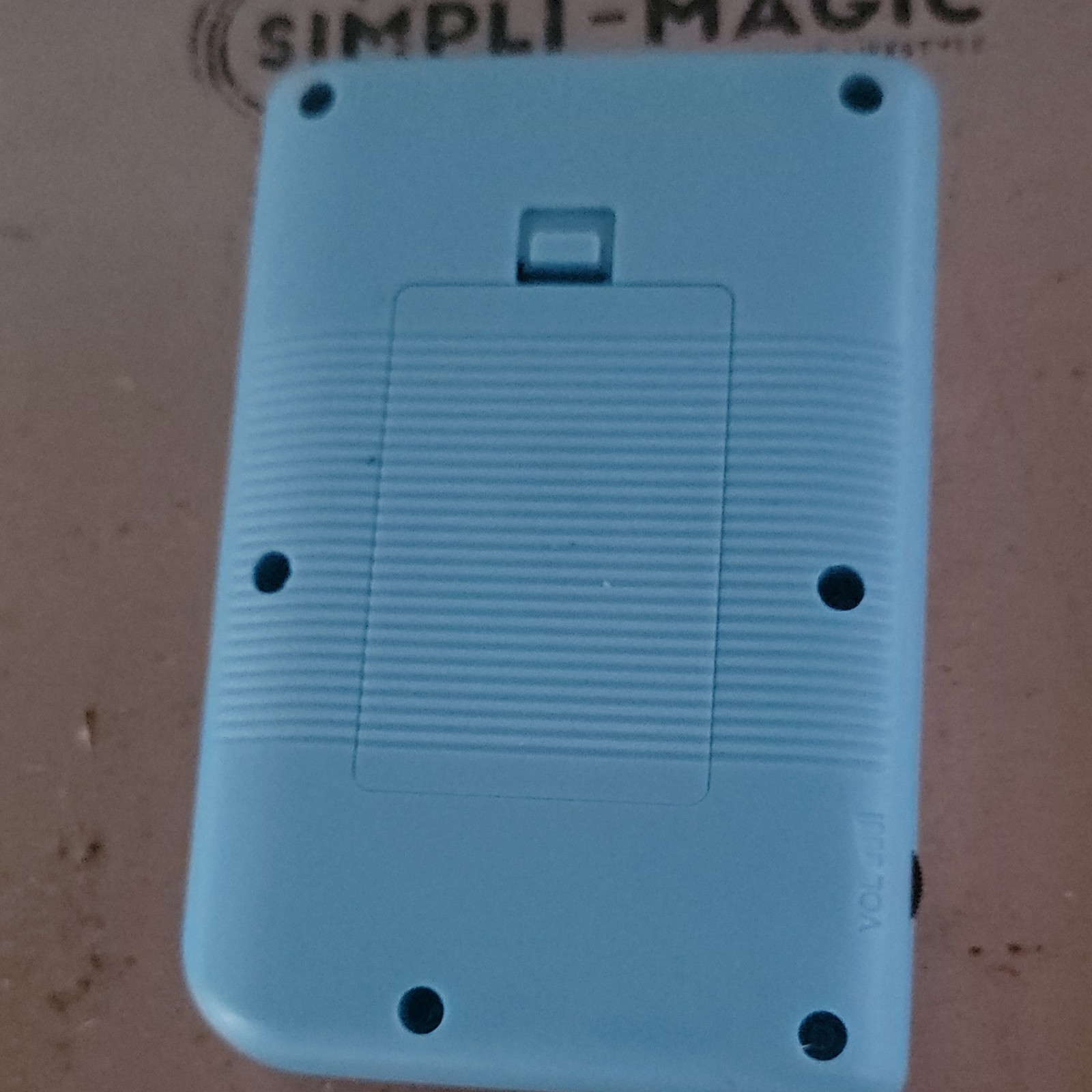 SIMPLI-MAGIC Blue Handheld Game Console 4GB 480p USB-C Headphone Jack