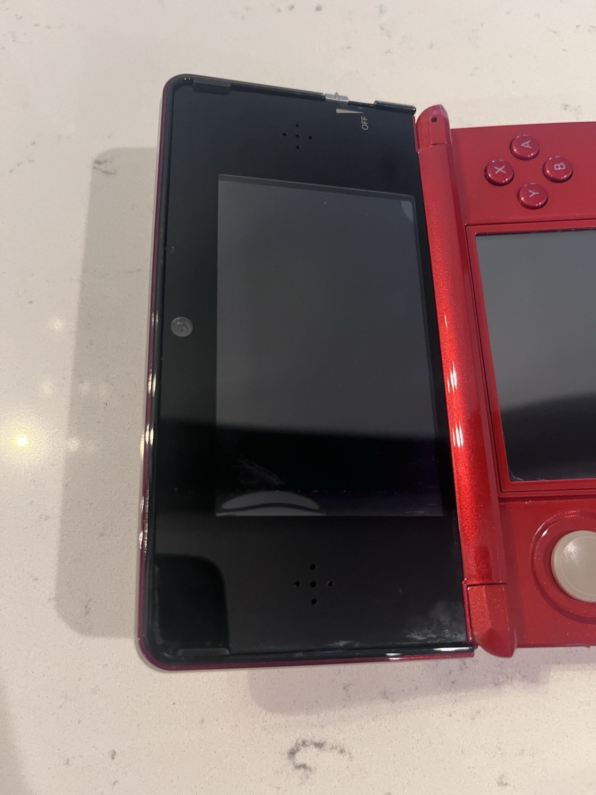 Nintendo 3DS Red Handheld Console Wi-Fi Capability Headphone Jack