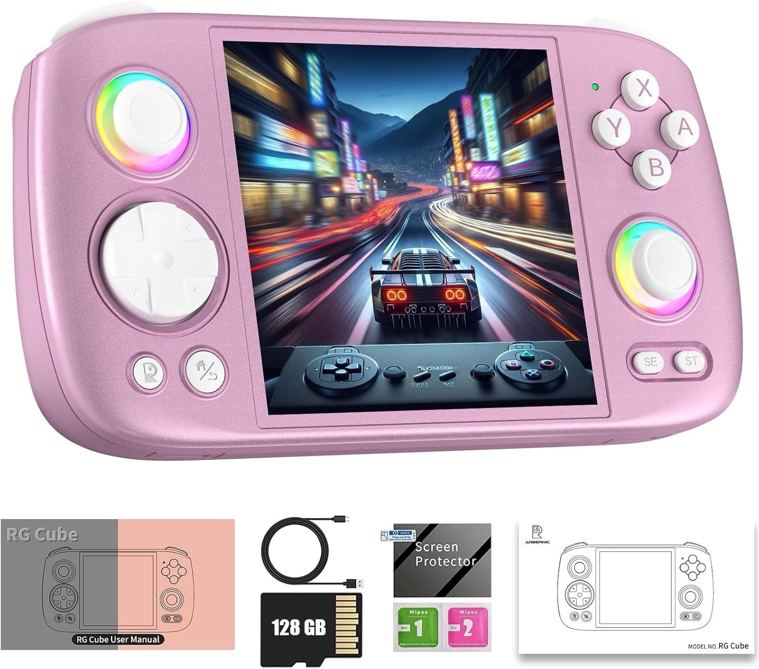 Retro Game Console No Games Handheld Game Console Multi-Touch Screen Android 13