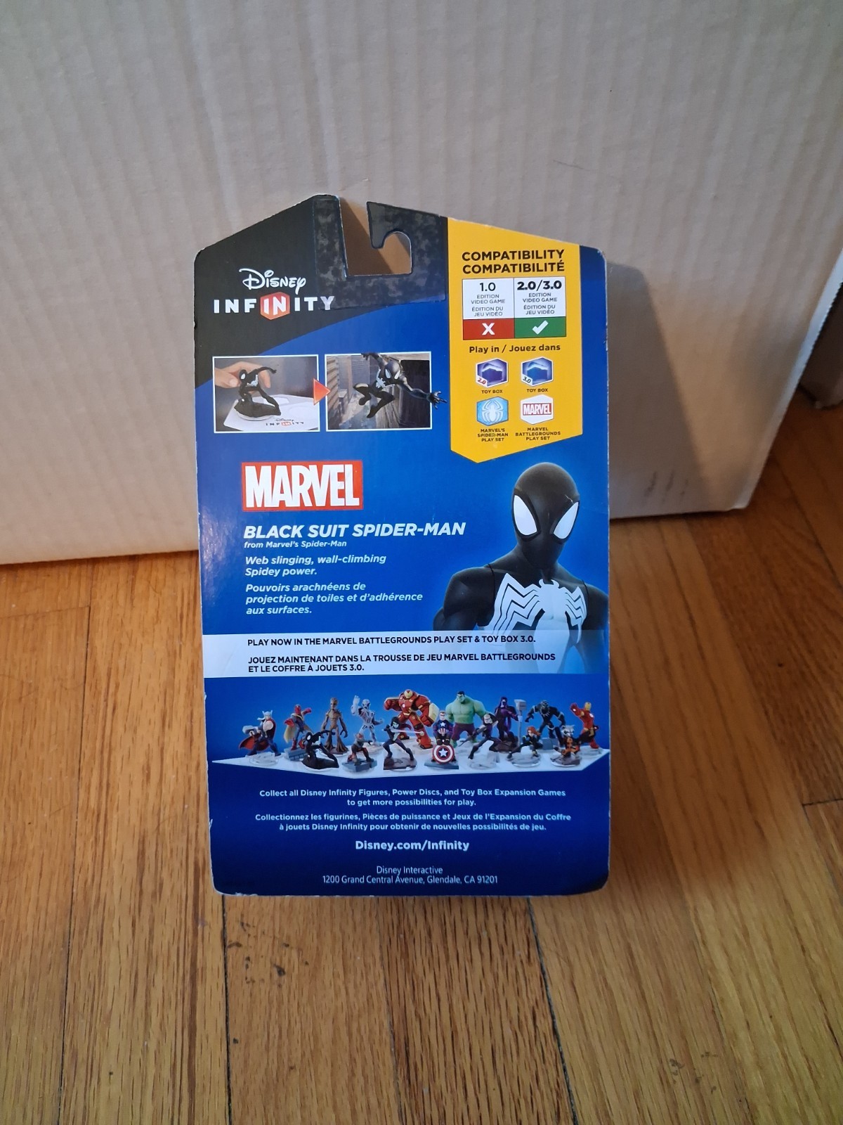 Rare DISNEY INFINITY Edition 3.0 Marvel BLACK SUIT SPIDER-MAN Symbiote HTF New