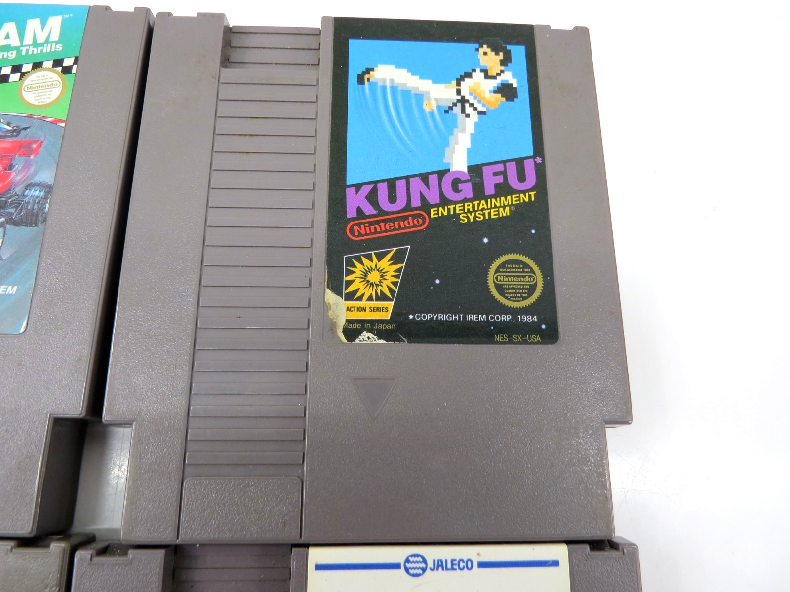 Lot Of 4 Nintendo NES Game Carts Kung Fu, Ninja Turtles, Astyanax, RC Pro Am