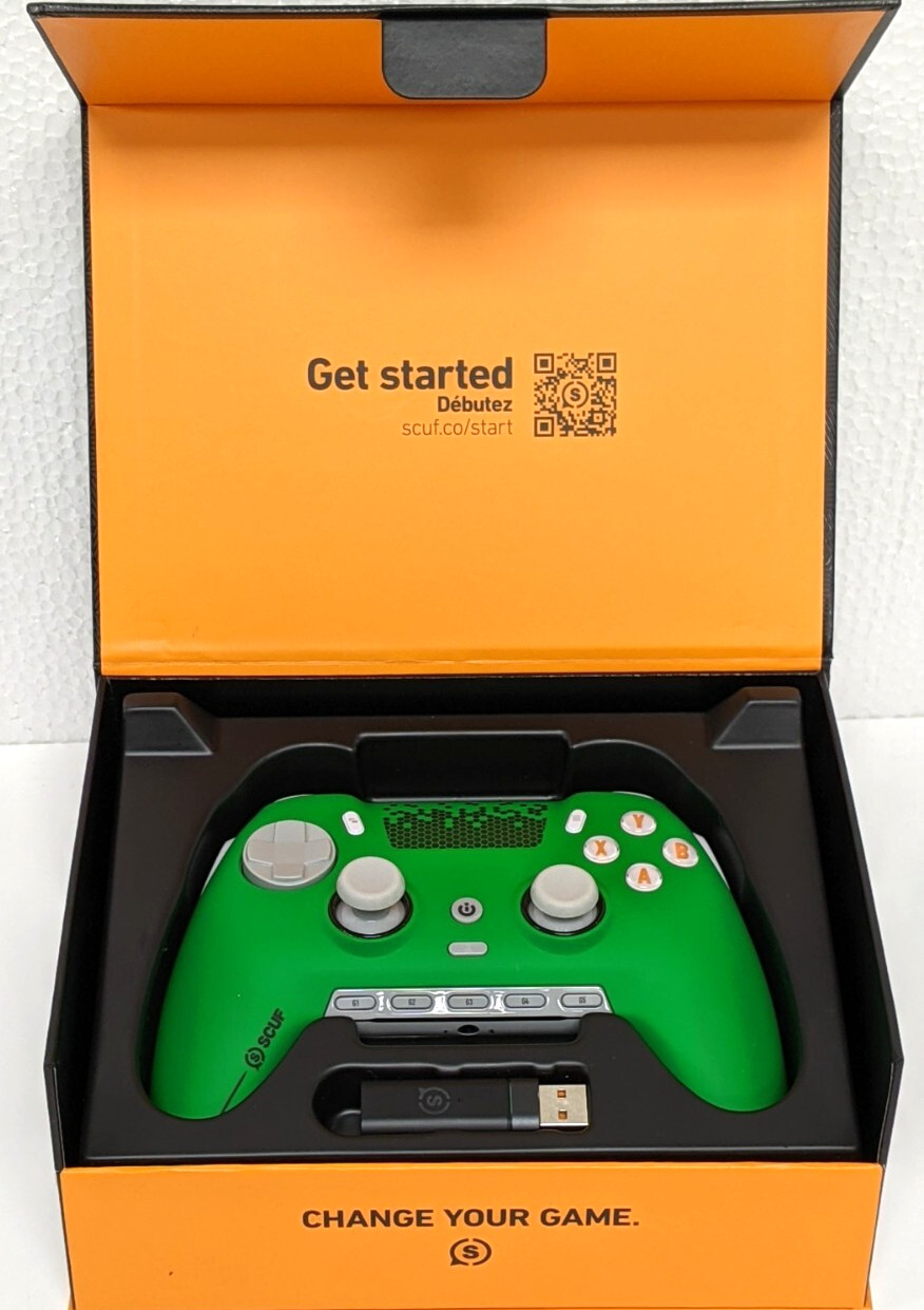 SCUF Envision Pro Wireless Controller for PC Only Gray / Green