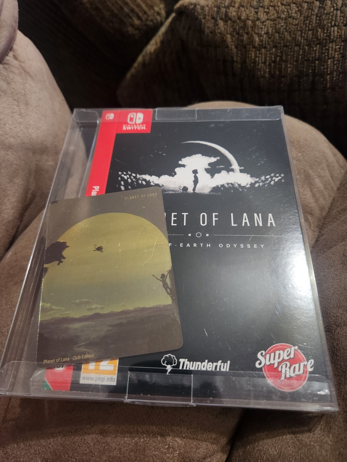 PLANET OF LANA Nintendo Switch Super Rare Games Club Slipcover Club Gold Card