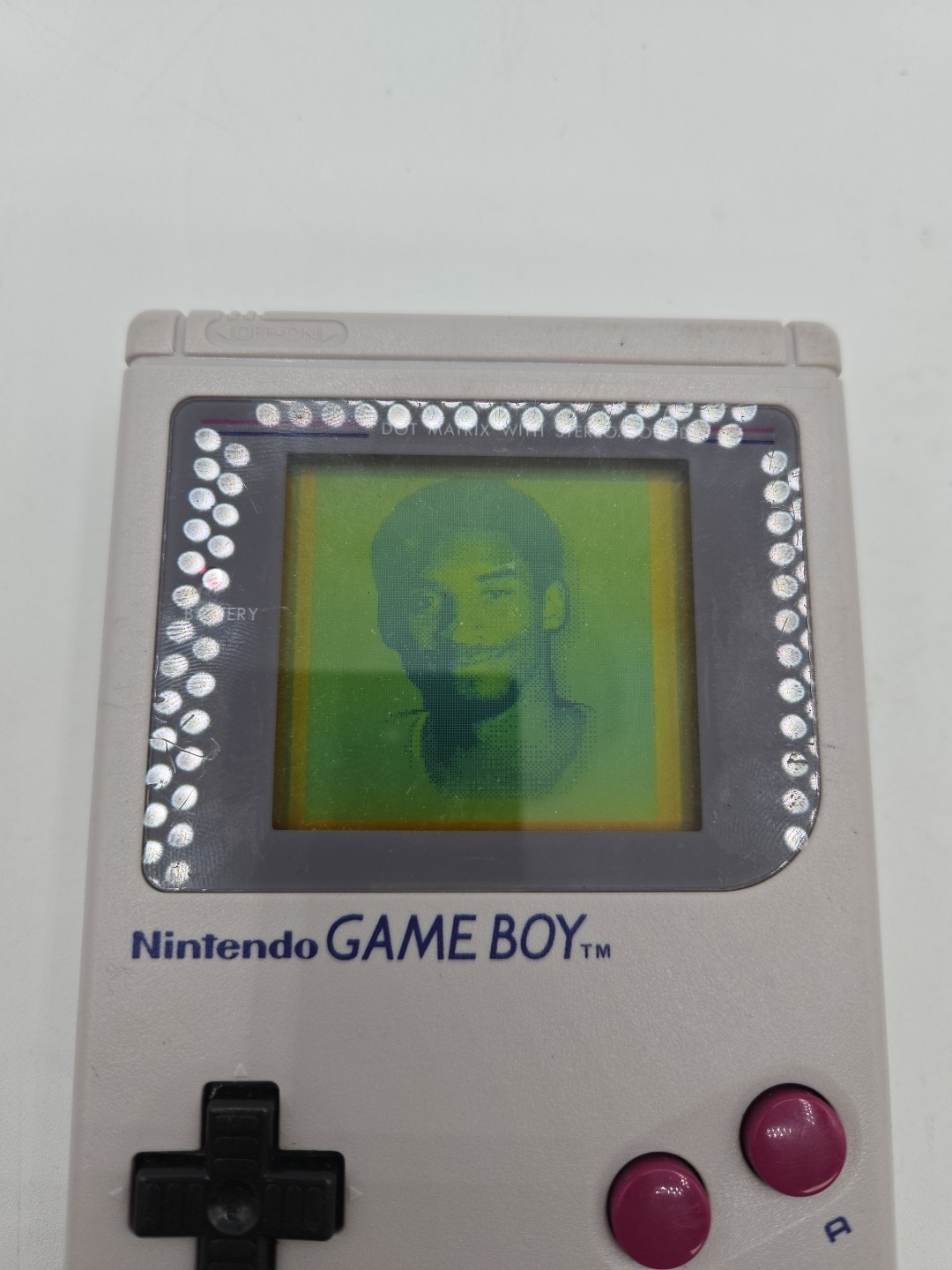 Nintendo Game Boy Original DMG-01 – Tested & Working , Bundle Game NBA No Back