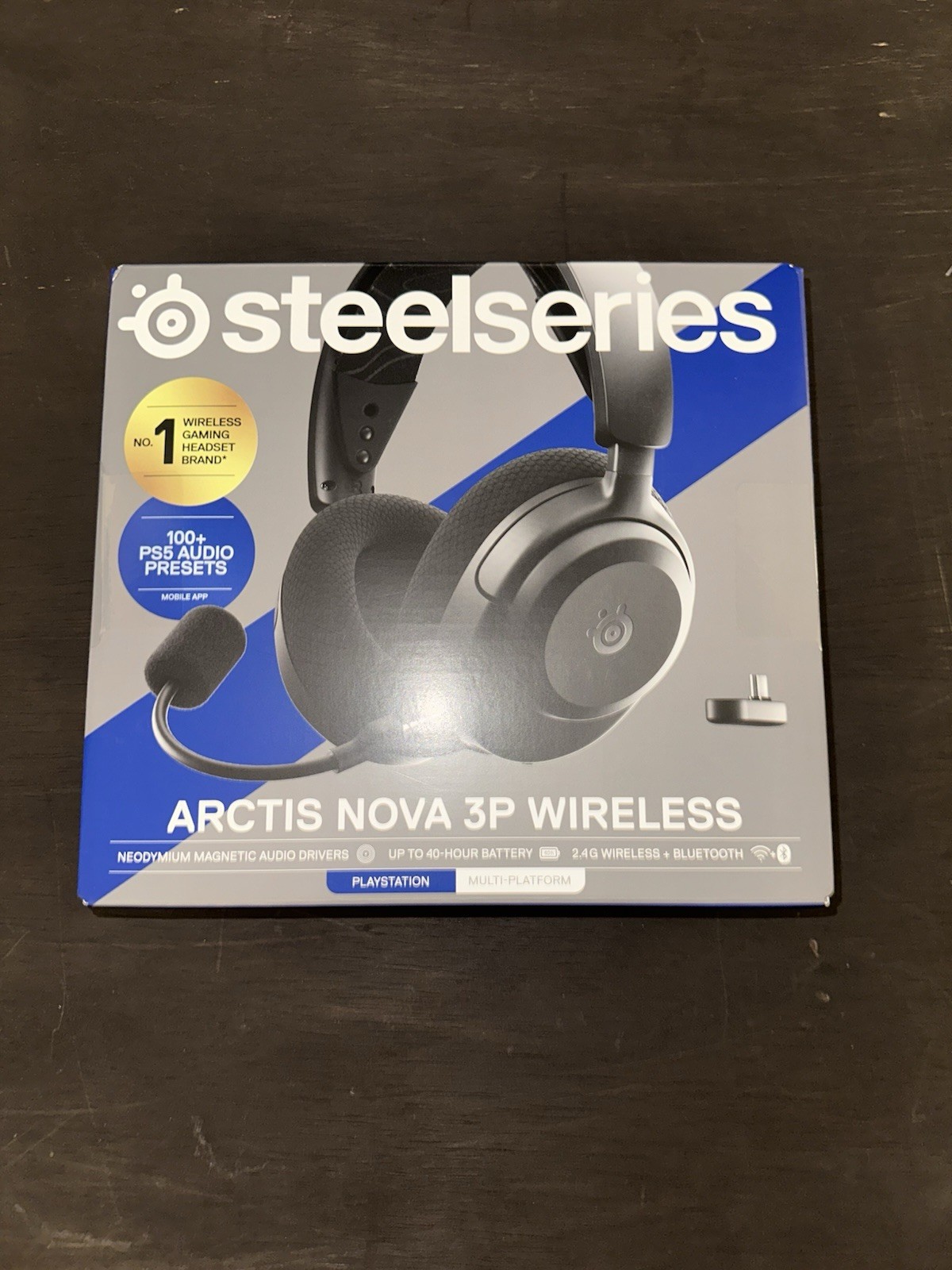 SteelSeries Arctis Nova 3 (3P) Wireless Gaming Headset, Black. BRAND NEW IN BOX