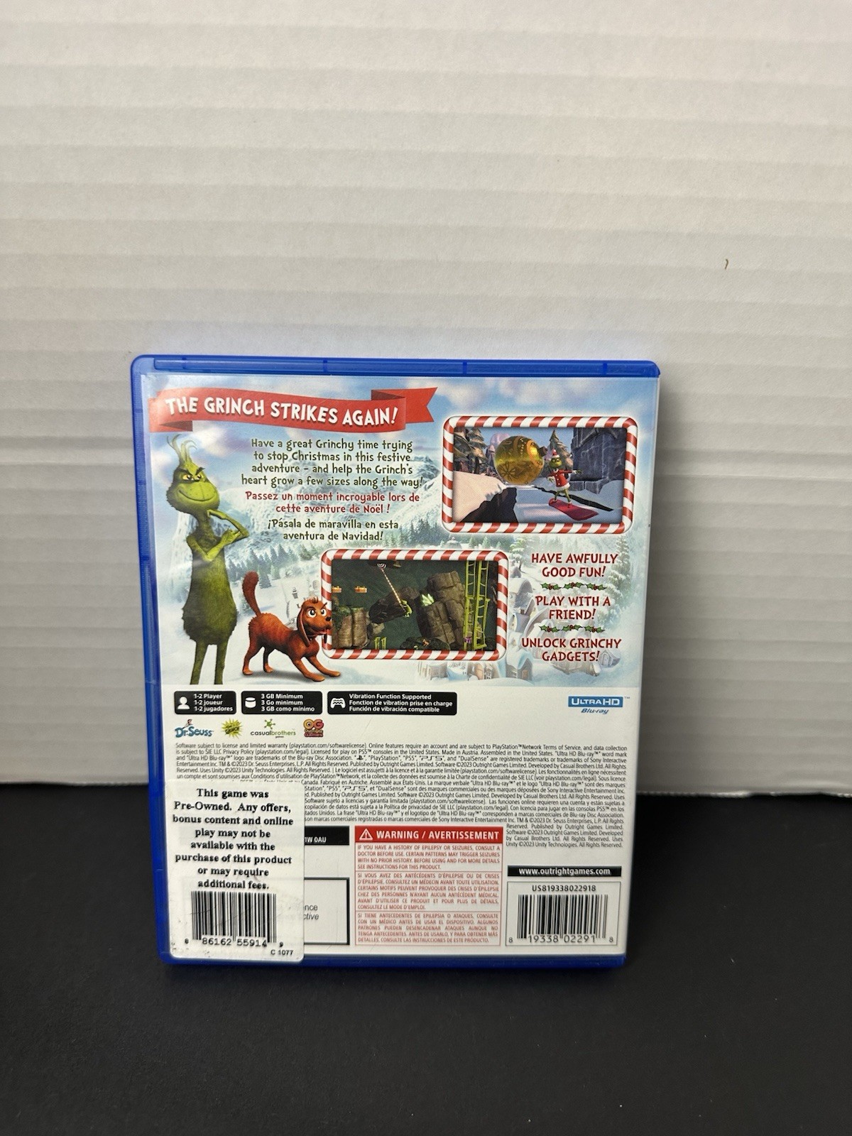 The Grinch Christmas Adventure – Sony PlayStation 5 PS5
