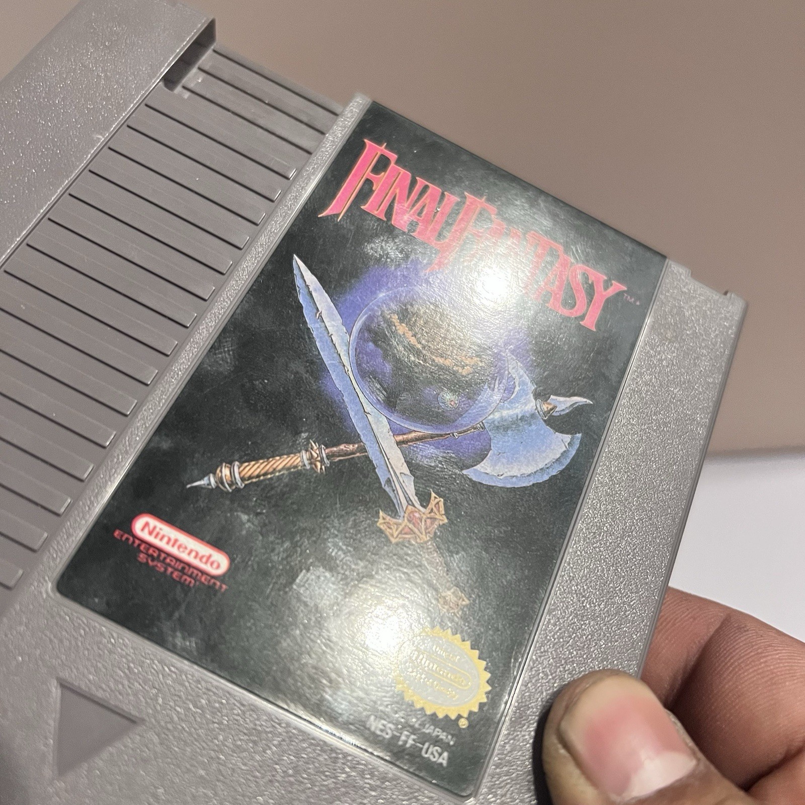 Nintendo Final Fantasy NES Manual World Map Monster Chart Dungeon Map Minty Box