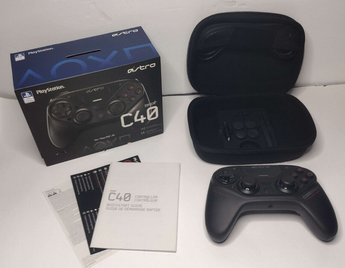 ASTRO Gaming C40 TR Controller For PS4/PC. No Joystick Drift – Great Condition!
