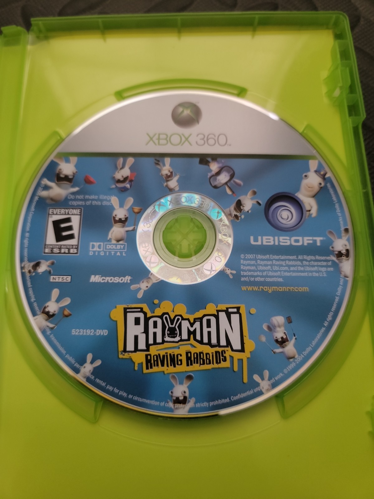 Rayman Raving Rabbids (Microsoft Xbox 360, 2007)