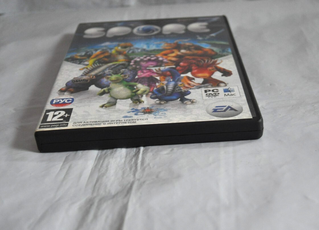 Russian Edition License Spore Galactic Windows/Mac 2008 PC DVD-ROM Computer Game