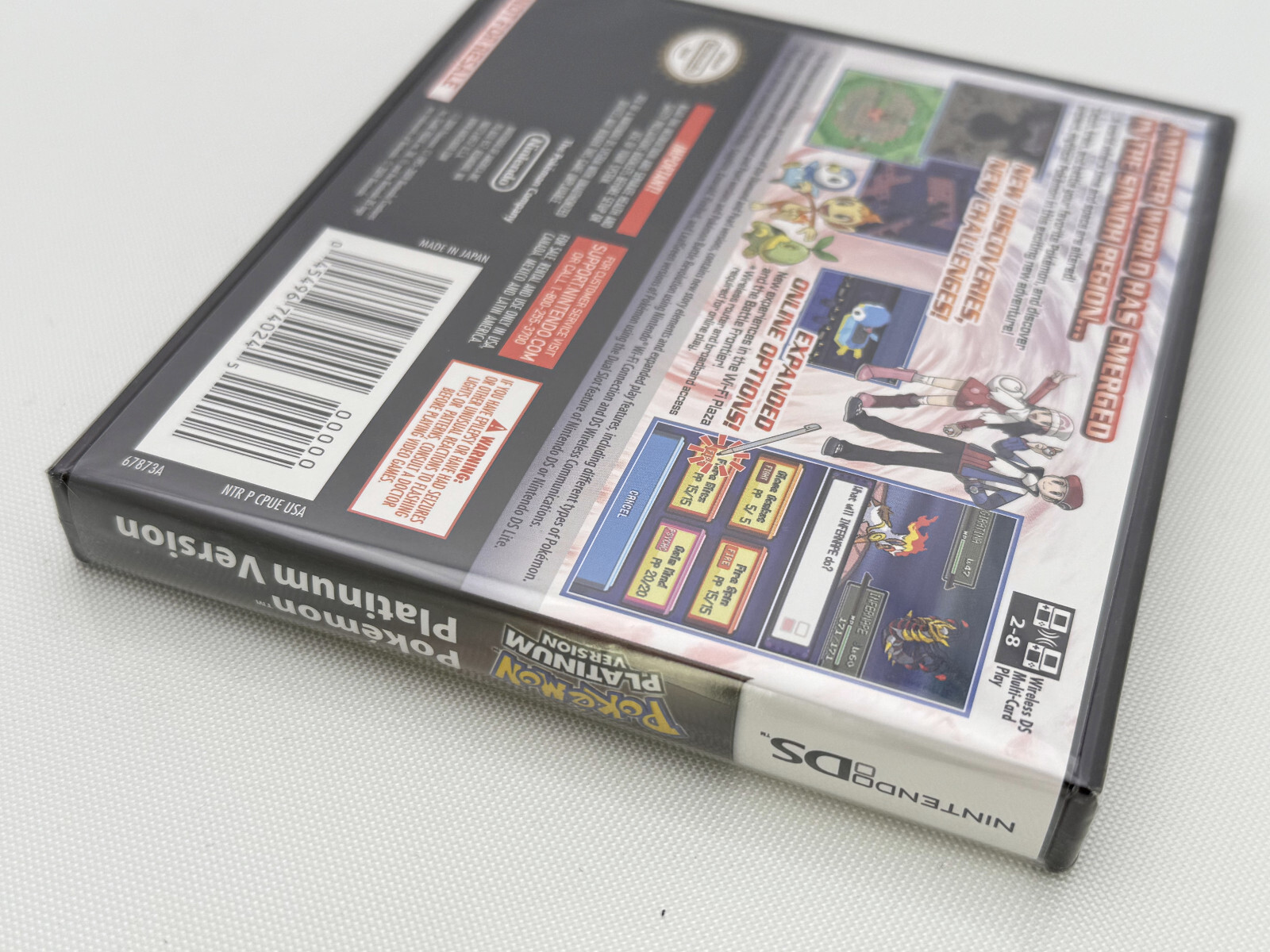 New! Pokemon Platinum Version Big Box Walmart Bonus Bundle Version w/Figure