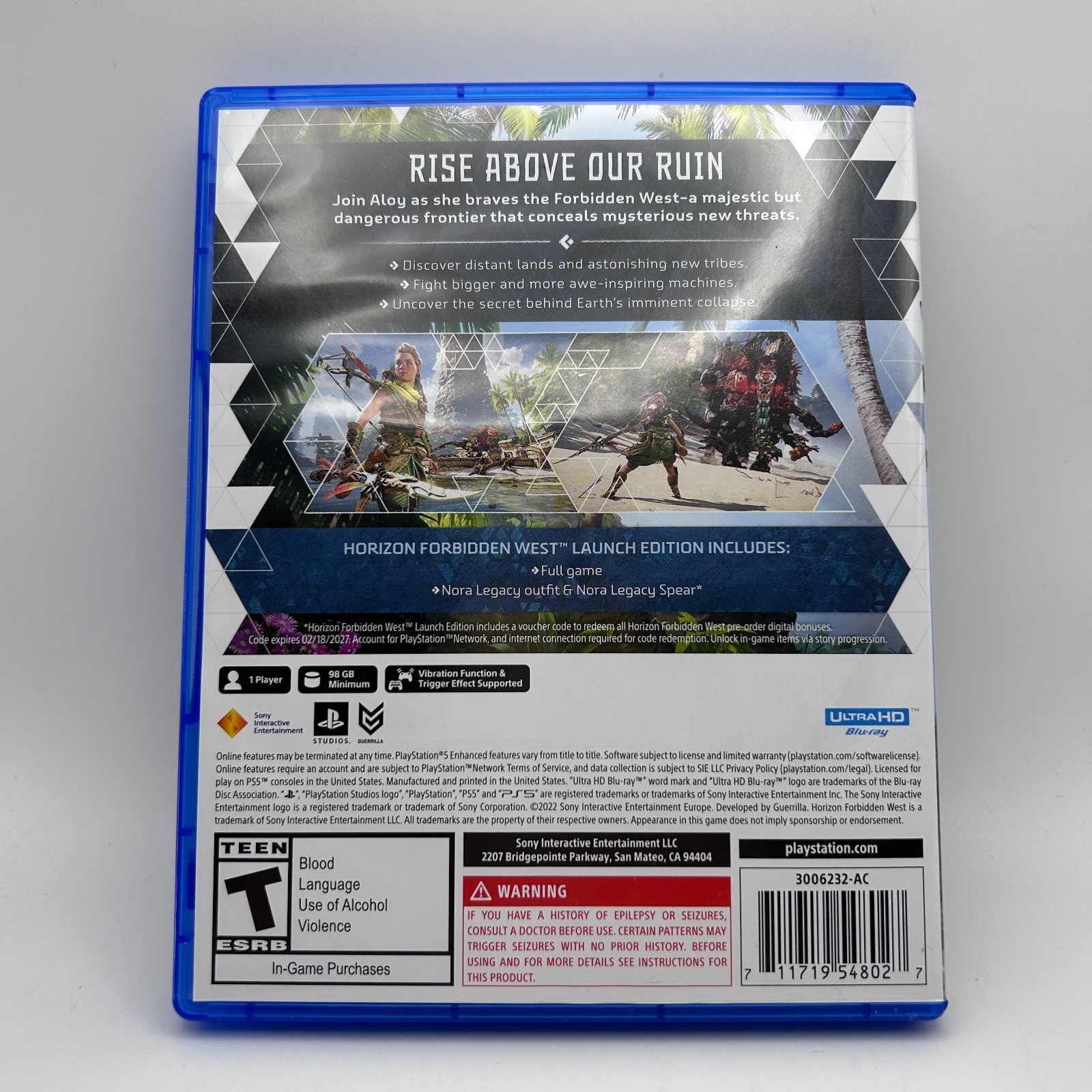 Horizon Forbidden West [Launch Edition] (Sony PlayStation 5 PS5, 2022)