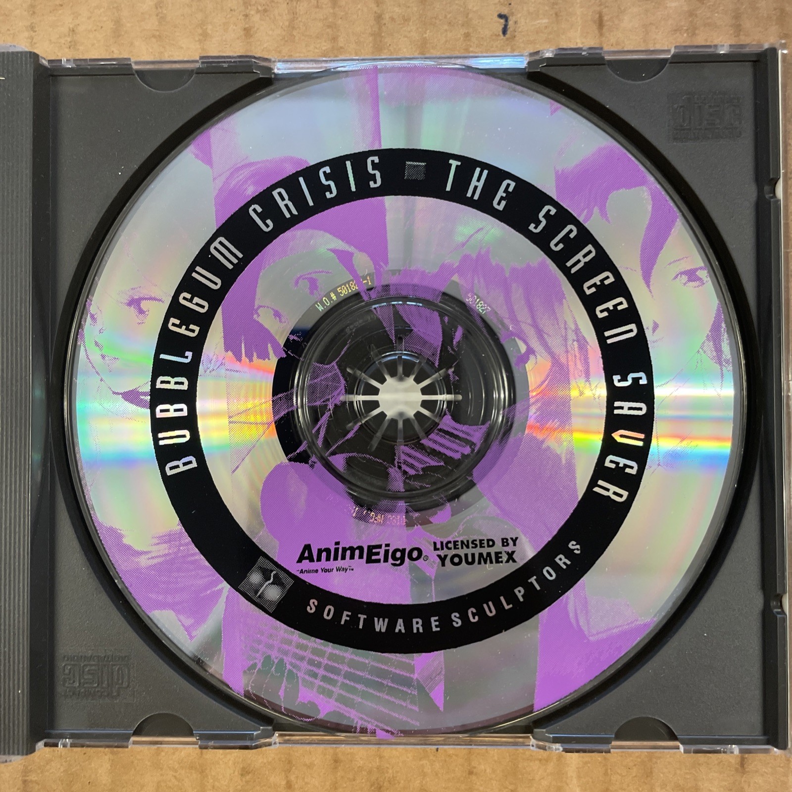VTG Bubblegum Crisis Screen Saver Sealed PC/Mac CD-ROM 90s Anime Cyberpunk HTF