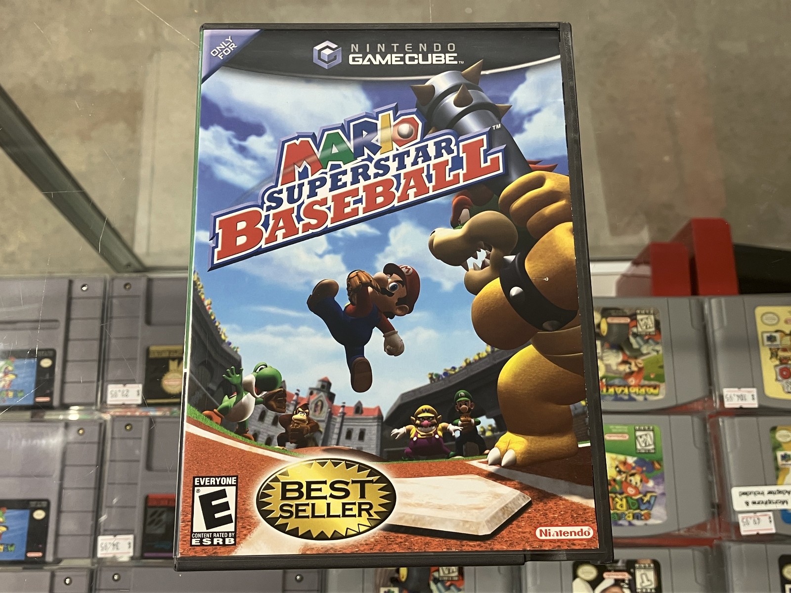 Mario Superstar Baseball (Nintendo GameCube 2005) CIB Complete & TESTED! **VGC**