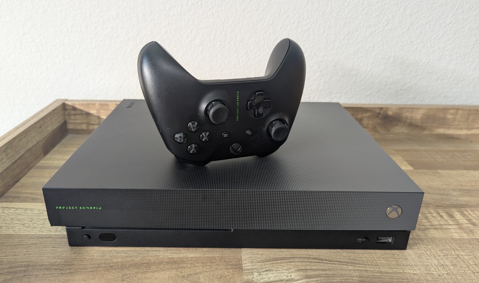 Microsoft Xbox One X Project Scorpio Edition 1TB W/ Controller & Wires