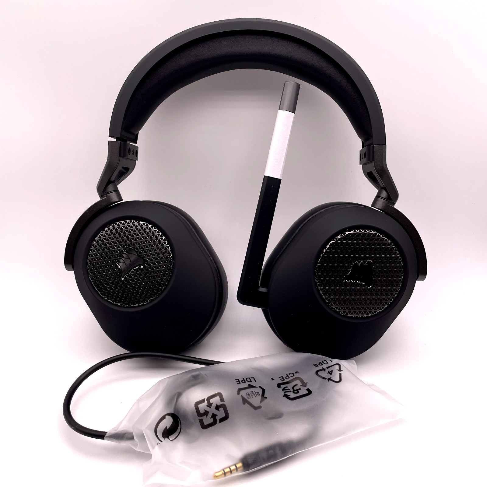 CORSAIR HS65 SURROUND Wired Gaming Headset – Open Box – USB Adapter Not Included