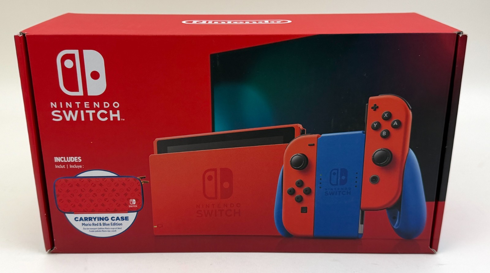 Nintendo Switch Console HAC-001(-01) Mario Red & Blue Edition – BRAND New!