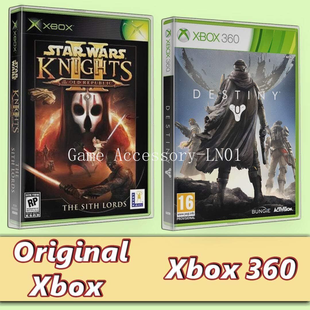 Video Game Protectors FOR PS2 WII-WII U GameCube Xbox 360 DVD Standard Case Pack