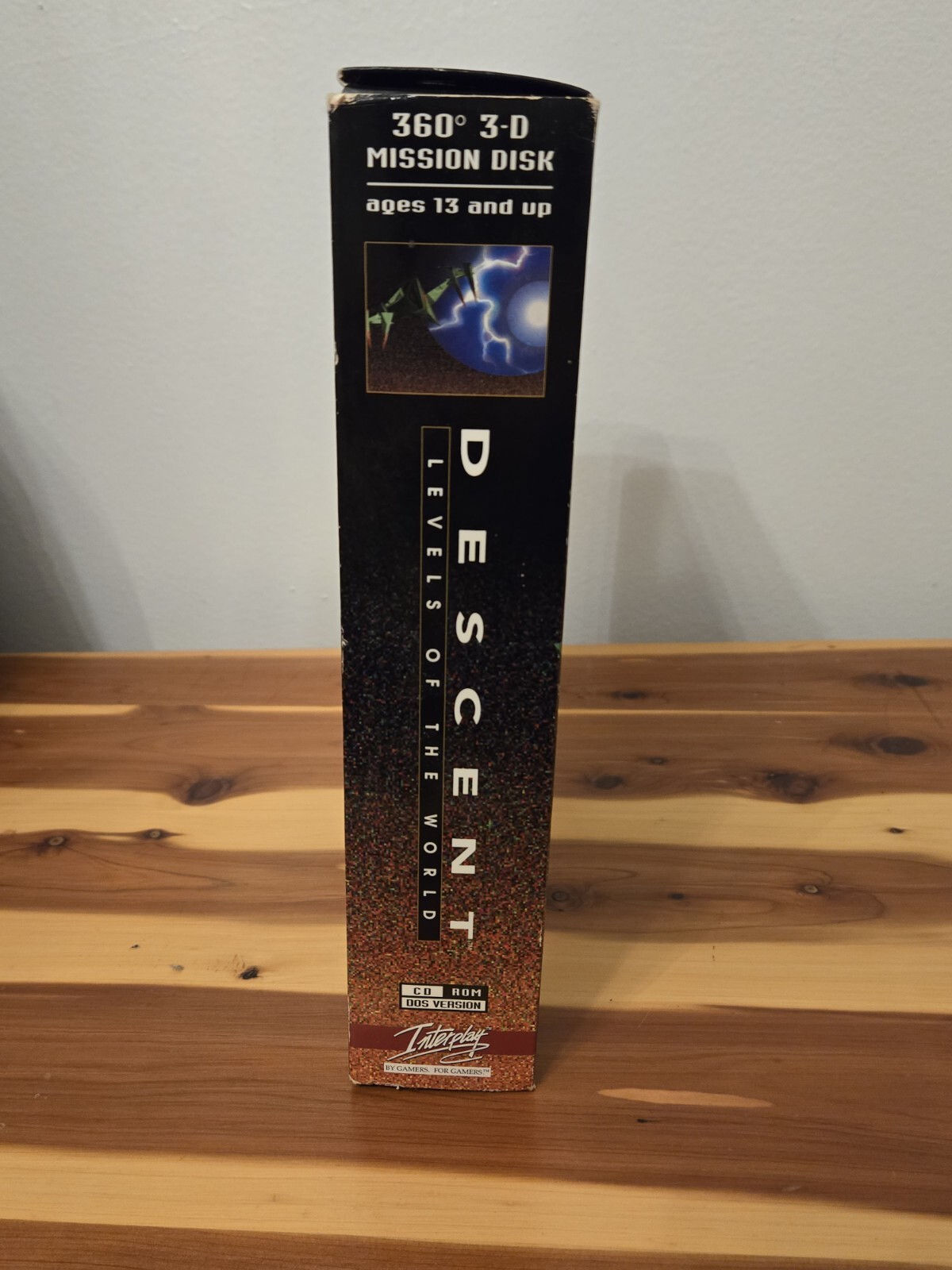 Descent Levels of the World (PC CD DOS, 1995) Big Box and CD – VINTAGE