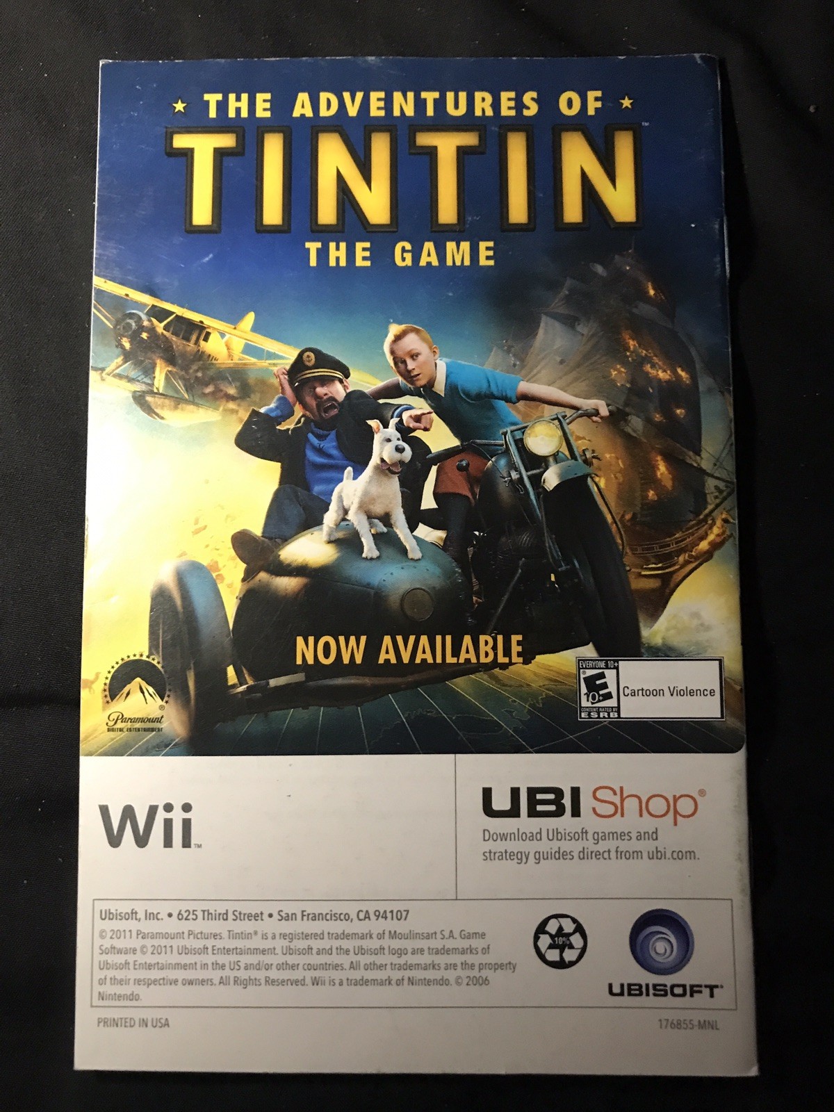 Rayman Origins (Nintendo Wii) Original MANUAL ONLY (No Game)
