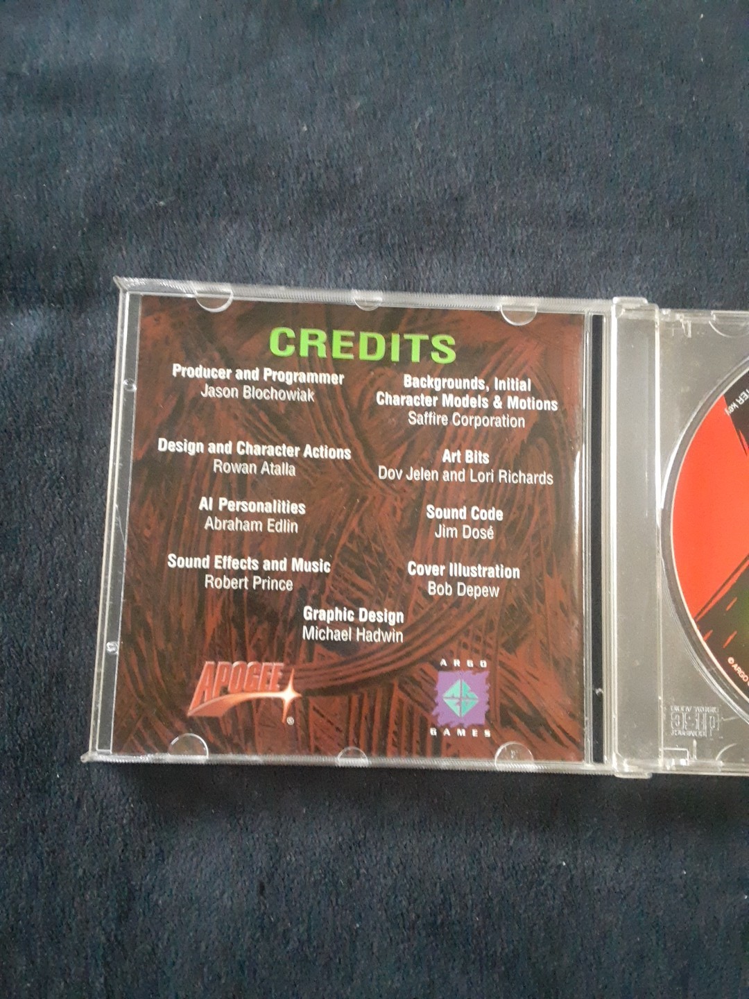 Xenophage – Alien Bloodsport PC CD- ROM Argo Games Apogee Retro 1995