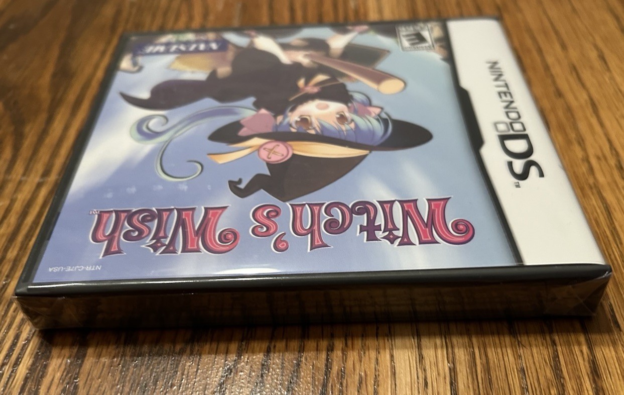 Witch’s Wish (Nintendo DS, 2010) Natsume BRAND NEW FACTORY SEALED!! RARE!