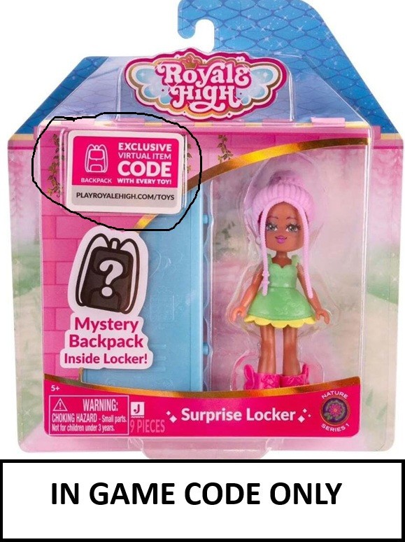 Royale High Surprise Locker NATURE SERIES 1 Backpack CODE ONLY sentvia Ebay MSG