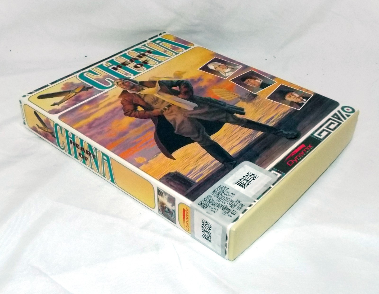 Heart of China Apple Macintosh 1991 CIB Complete Sierra Dynamix Vintage