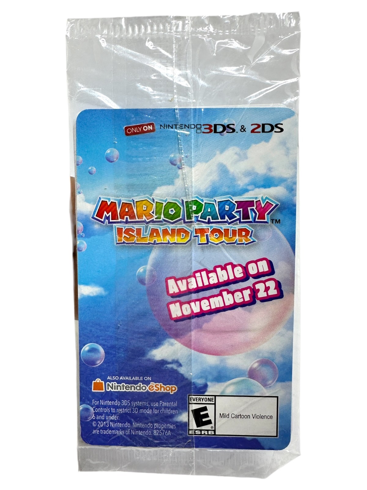 Sealed Mario Party Island Tour Promotional Cards- Rare