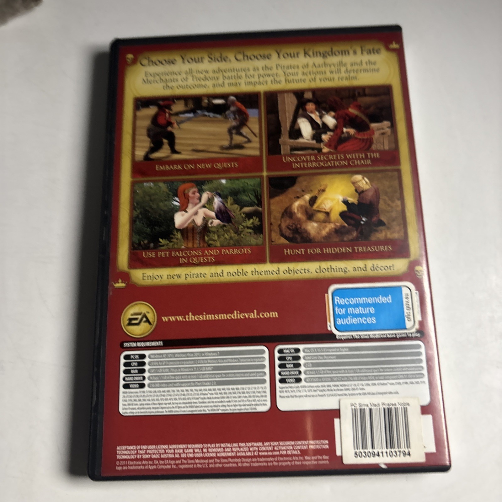 The Sims Medieval Pirates & Nobles PC Mac DVD-ROM