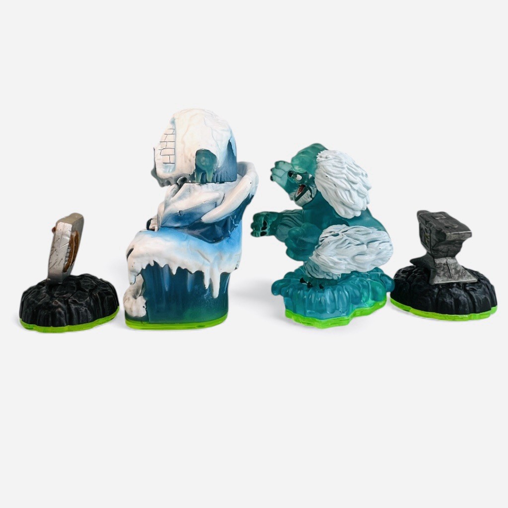 Skylanders Empire of Ice Adventure Pack 4 Piece Set Slam Bam Shield Anvil Tested