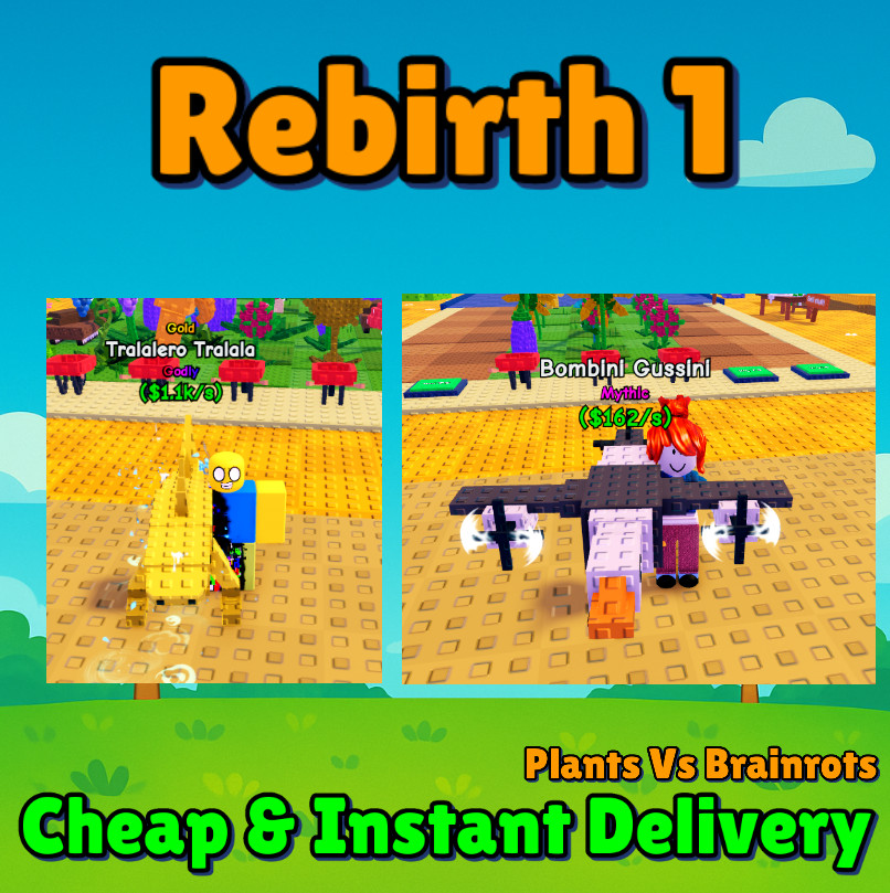 [🟢ONLINE ] ✈️ Rebirth 1 | PLANTS VS BRAINROTS! | Rebirth | SECRET | BEST