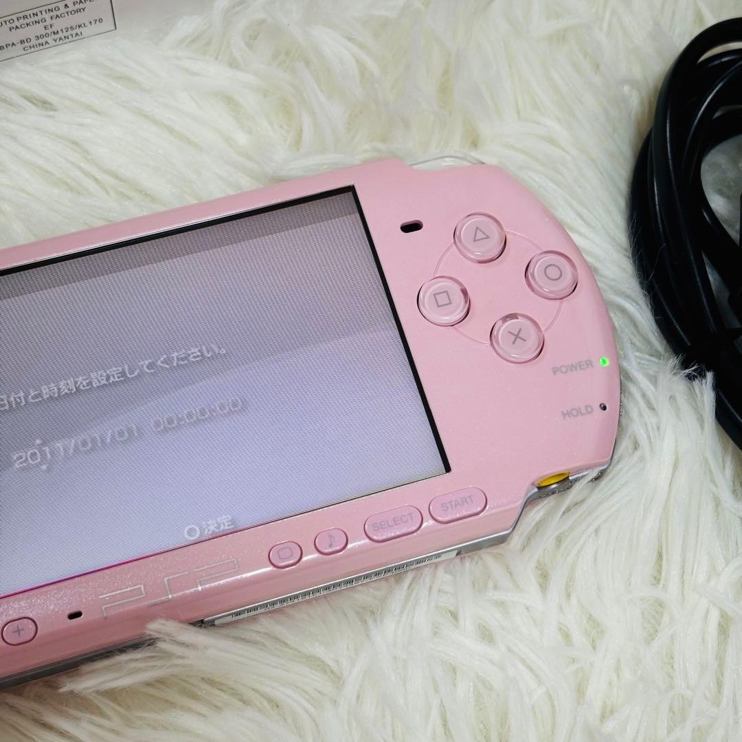 Excellent Sony PSP-3000 PSP 3000 Console Pink Region Free