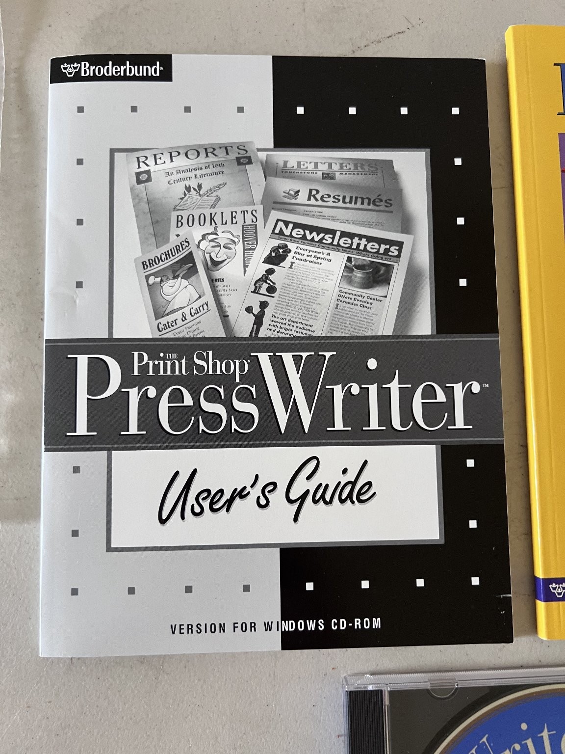 The Print Shop PressWriter Windows CD-ROM User’s Guide Graphics Book