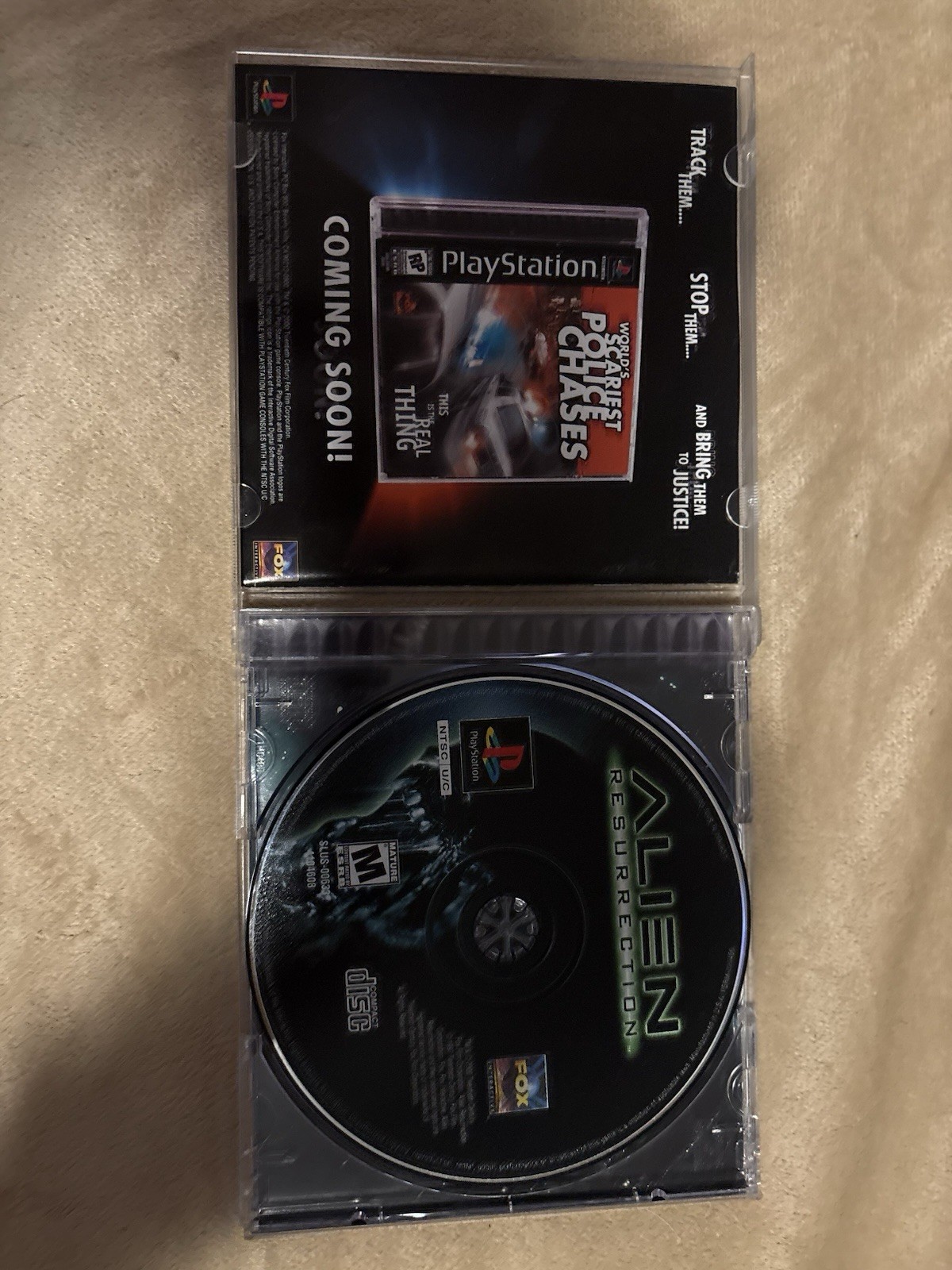 Alien Resurrection PS1 2000 Fox Interactive Manual Included M NTSC-U/C