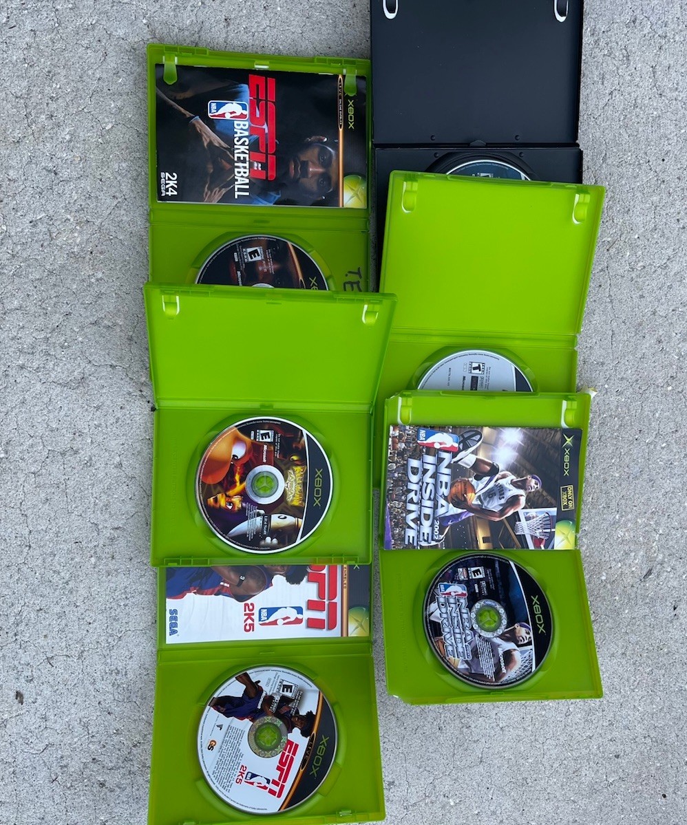 Mixed Lot of 6 Original Xbox Video Games, Sports, Skating, Action