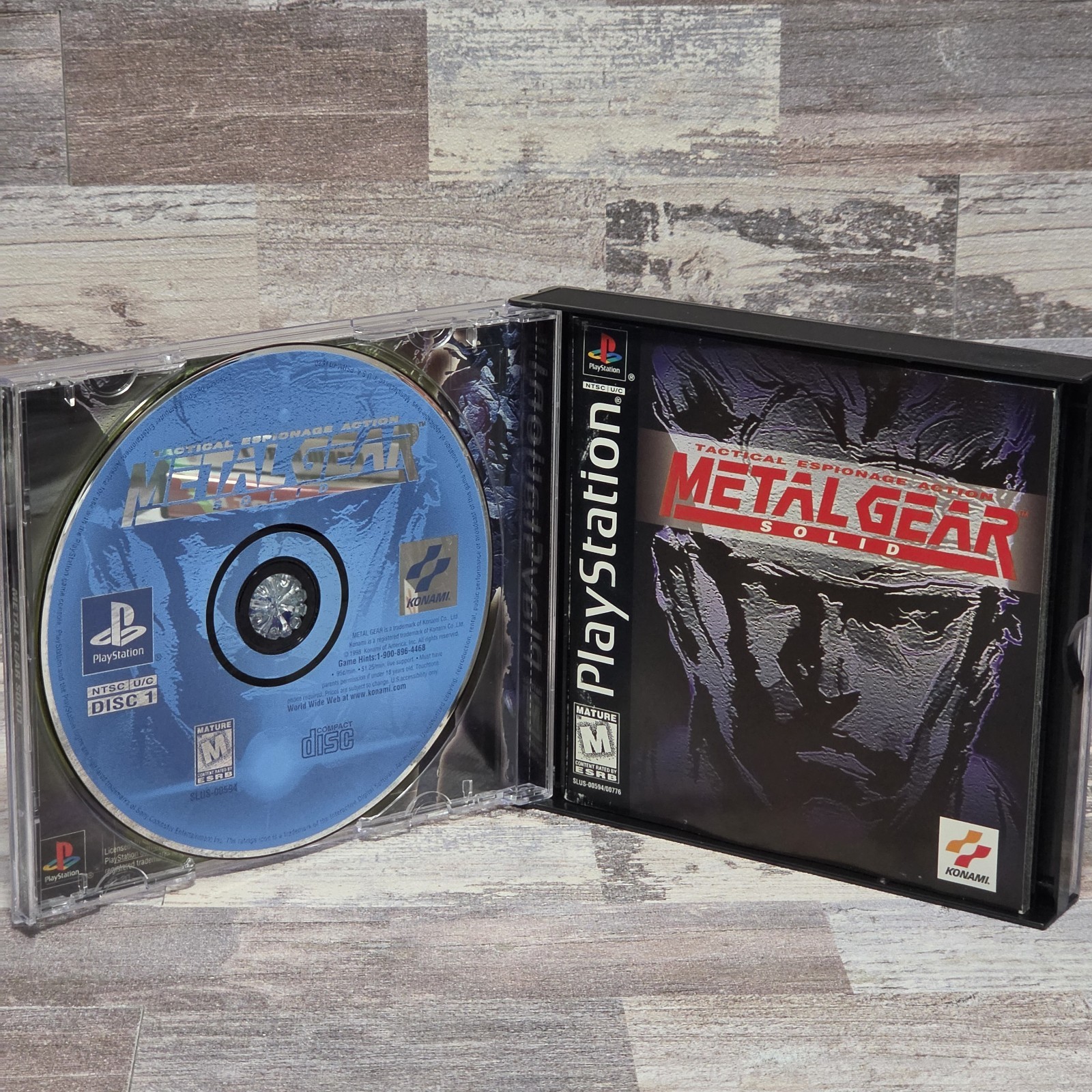Sony PlayStation PS1 Metal Gear Solid Black Label CIB Tested Complete CIB