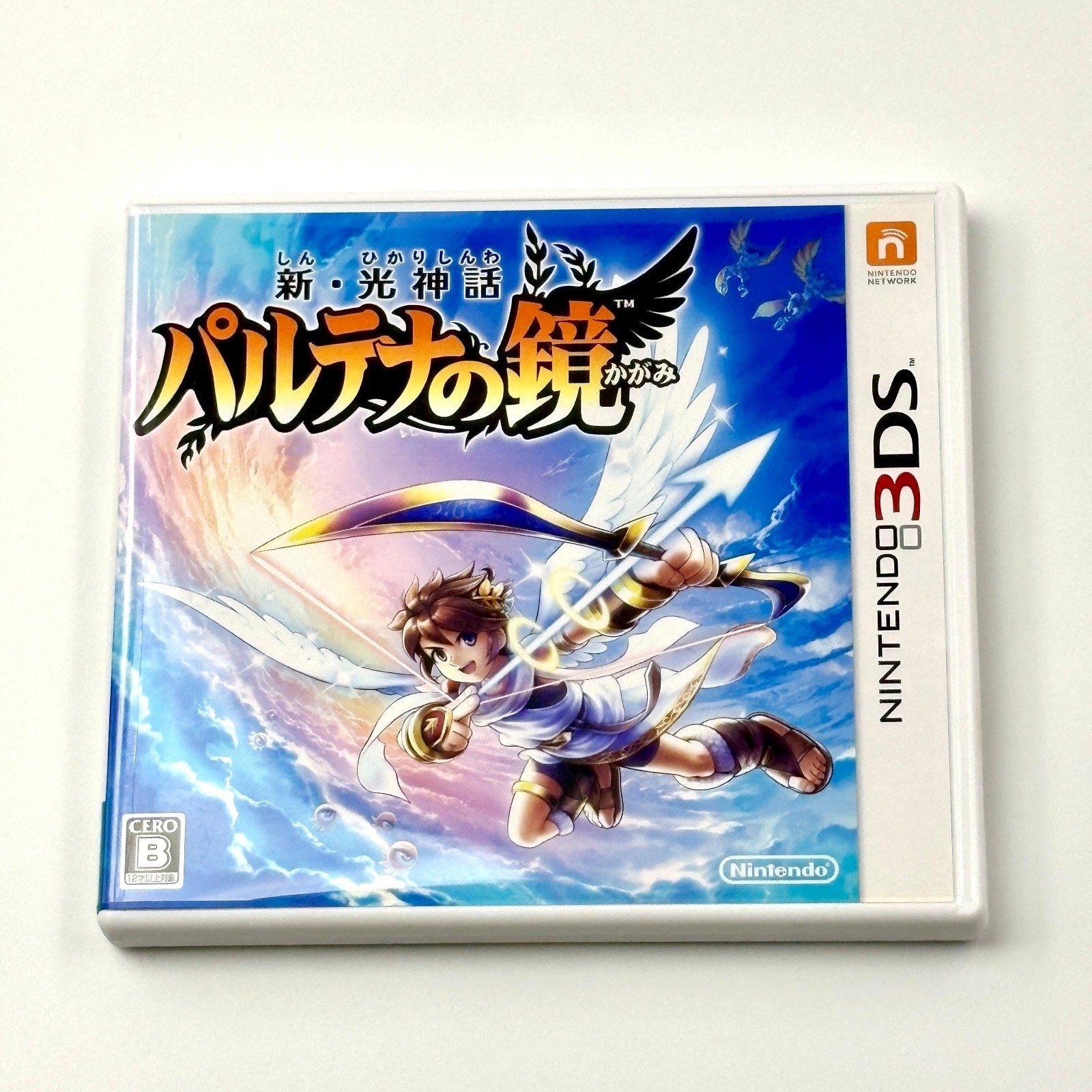 Kid Icarus Uprising Nintendo 3DS Complete CIB Stand AR Cards Japanese Version