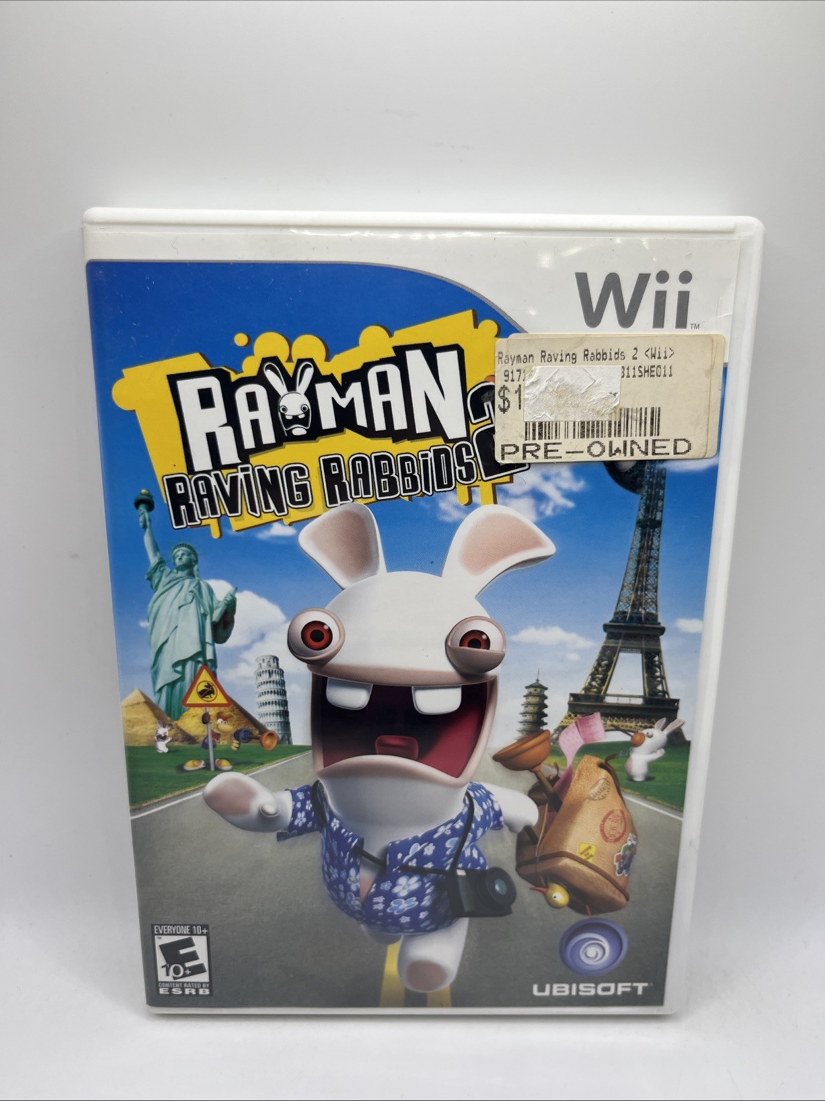 Rayman Raving Rabbids 2 (Nintendo Wii, 2007) Tested With Manual