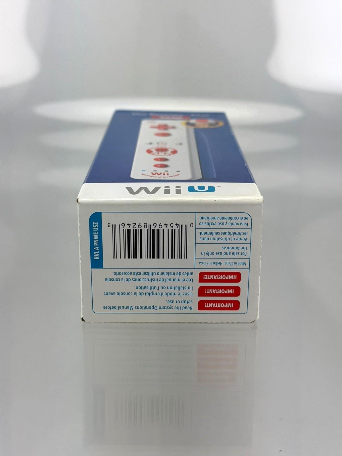 SEALED Toad Edition Motion Plus Remote Controller Nintendo Wii Genuine Official