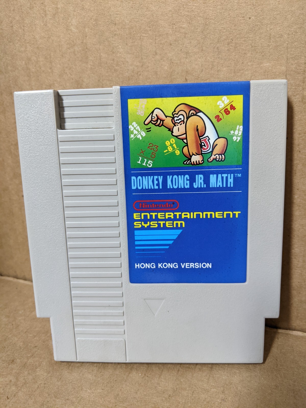Donkey Kong Jr. Math Hong Kong Version for Nintendo NES