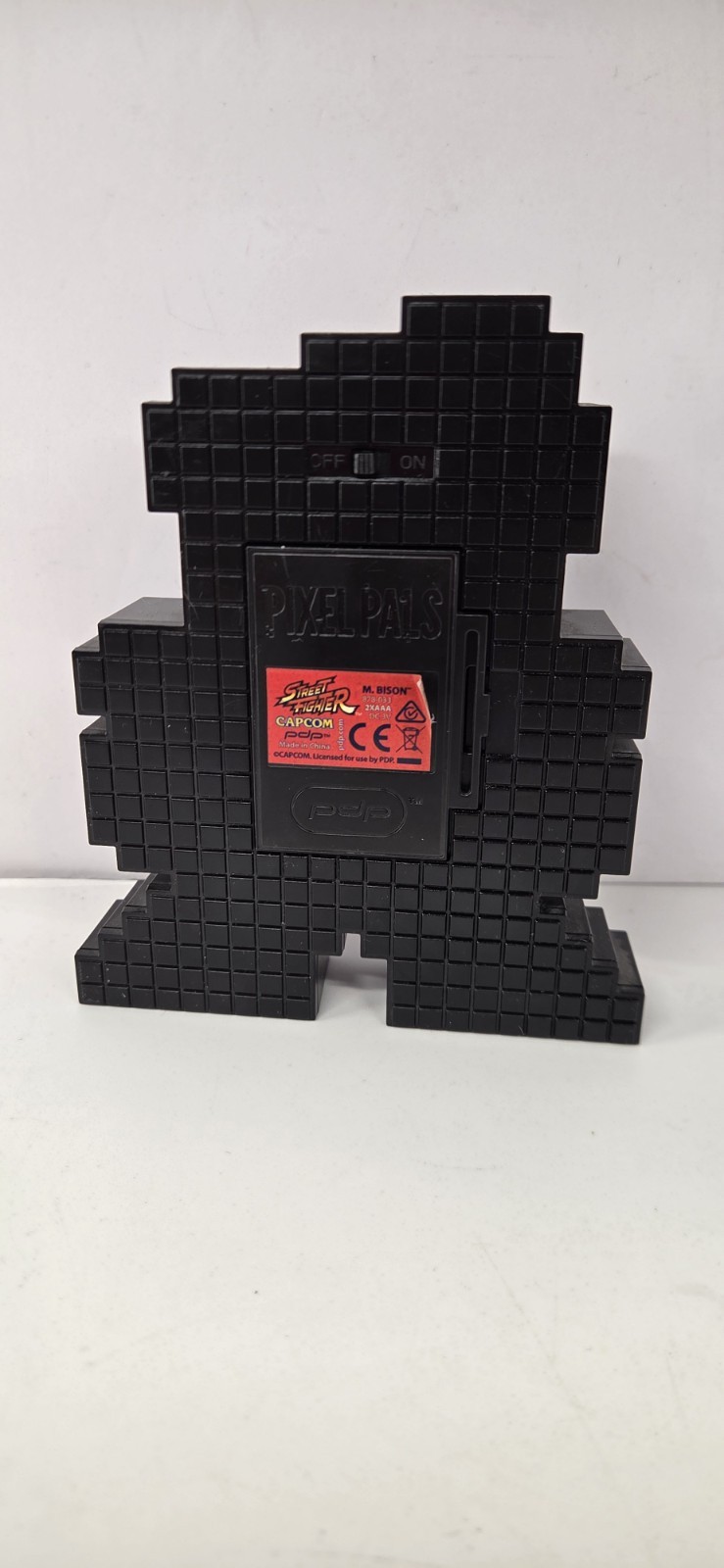 PDP Pixel Pals Street Fighter 30th Anniversary Light Up M. BISON #022 Tested –