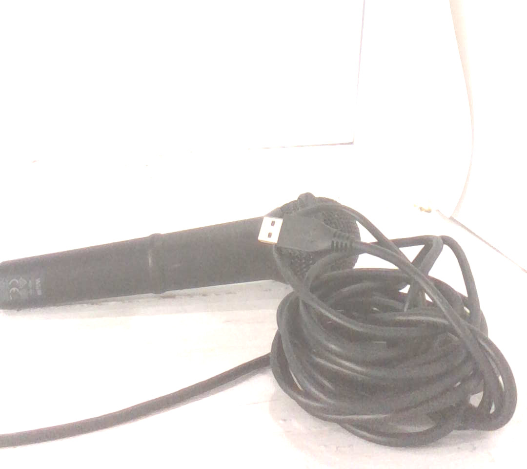 Nintendo Wii U Microphone WUP-021 Wired USB Tested for Karaoke Official OEM Used