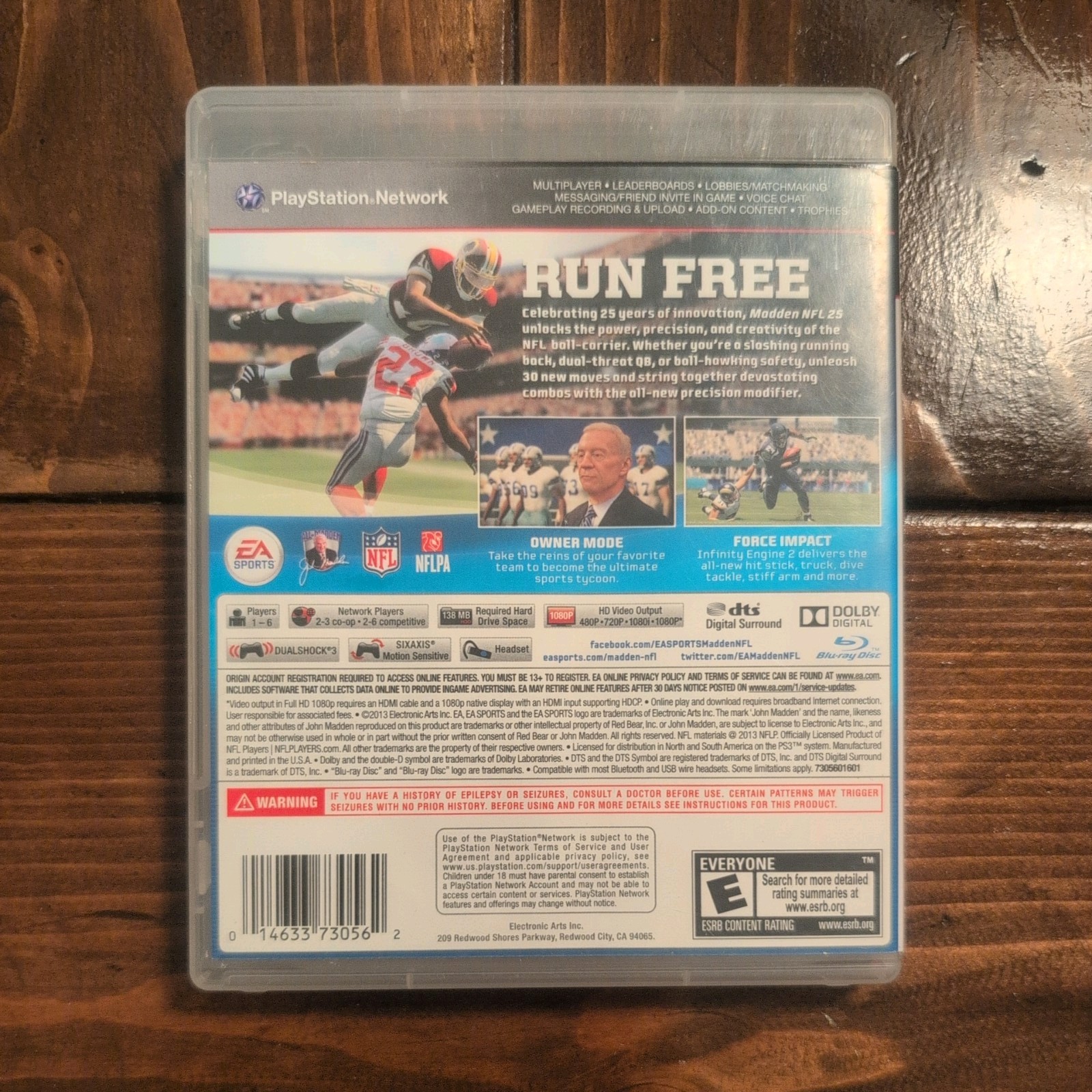 Madden NFL 25 PS3 Complete CIB SHIPS FROM USA WITHIN 12 HOURS