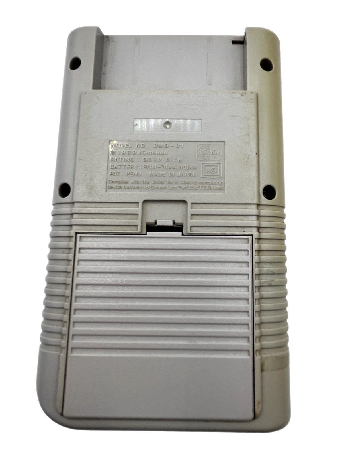 READ Nintendo Game Boy Launch Edition Handheld System Original GB Gray Tested